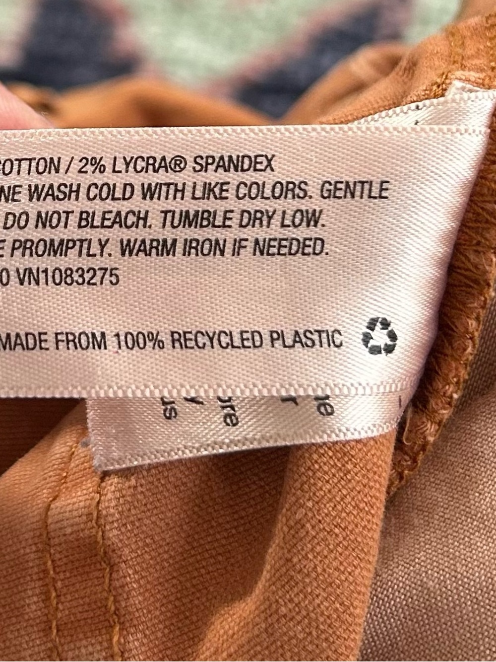 Universal Thread High-Waist Paperbag Shorts — Rust Size M - Picture 5 of 5
